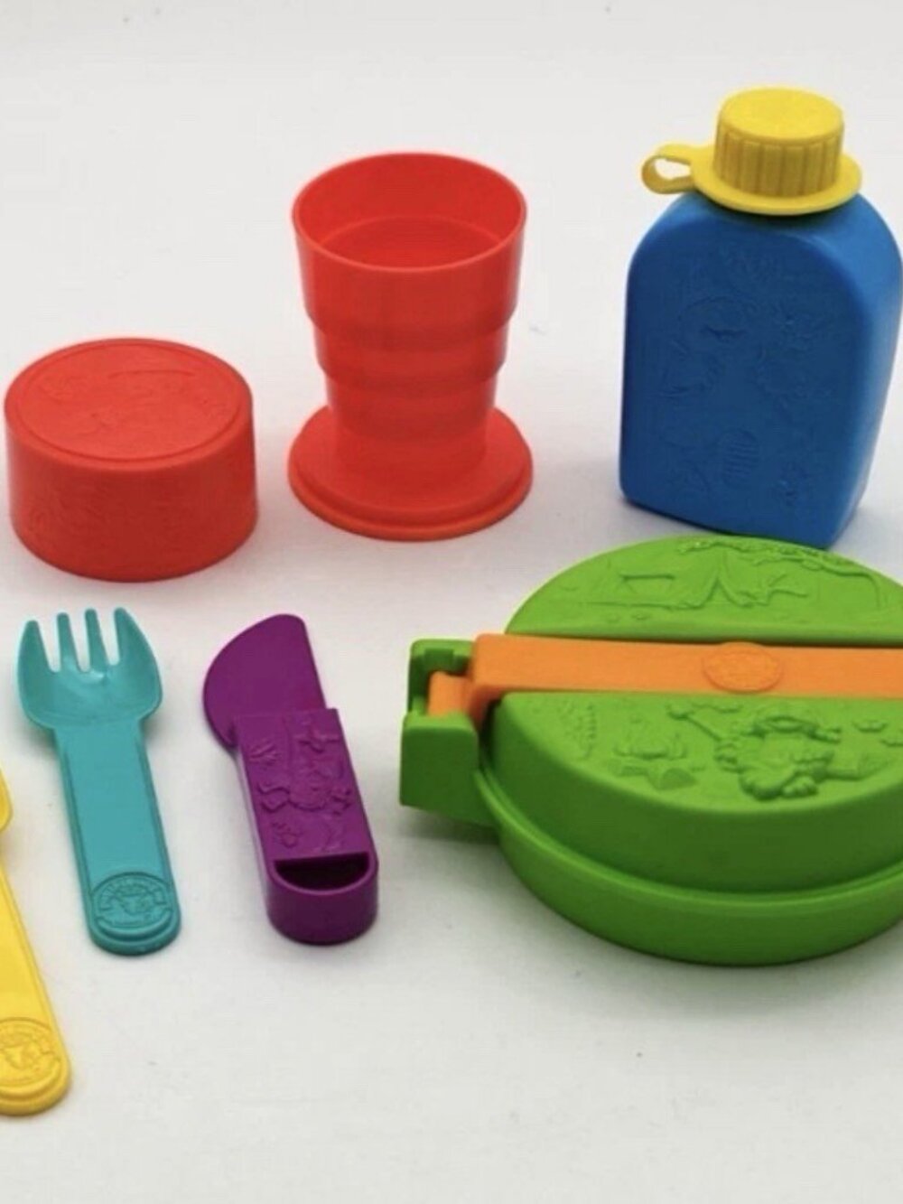 McDonalds Happy Meal Toys 1989 Camp McDonaldland Full Set Partial Seal Canteen